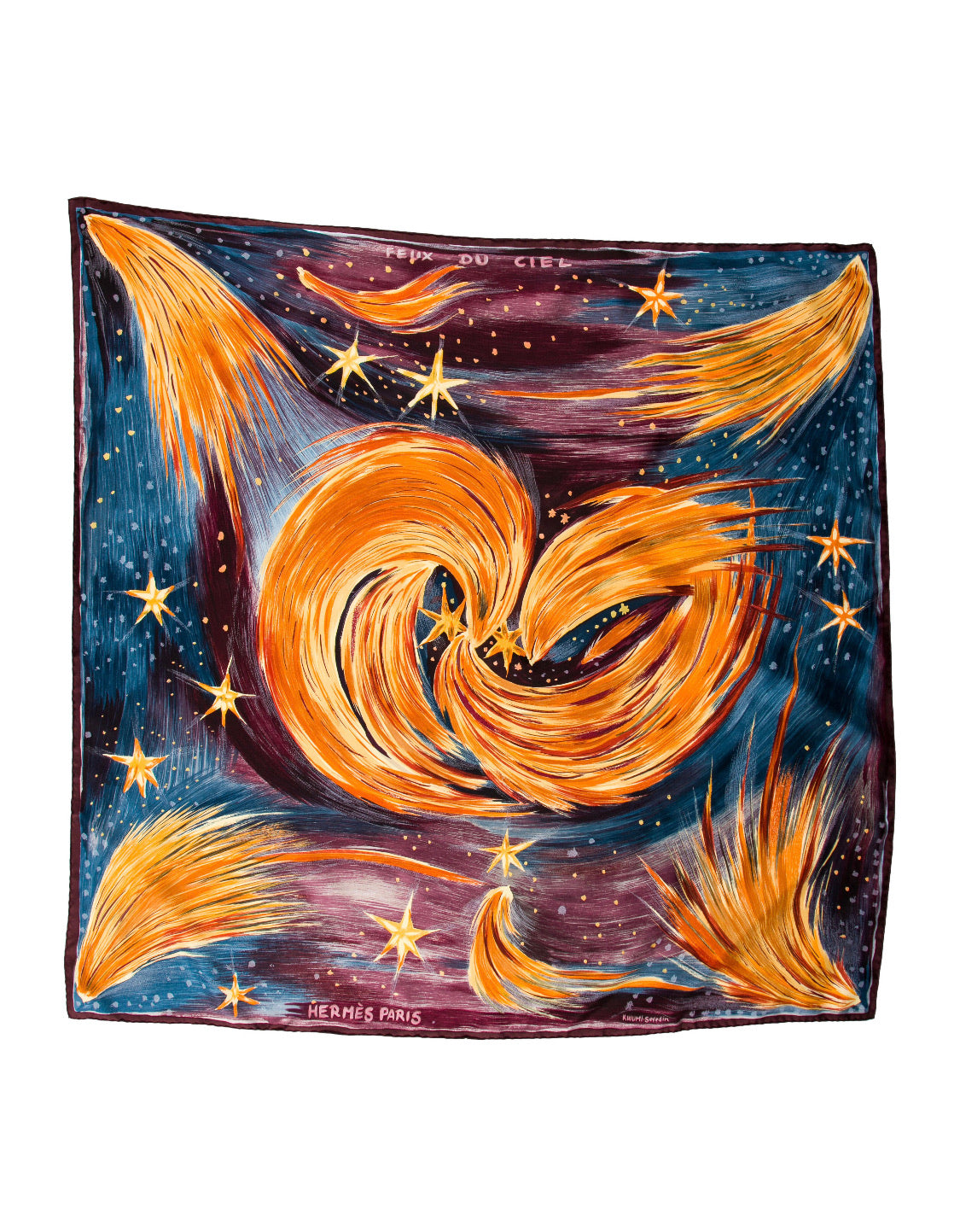 Hermès “Feux Du Ciel” Silk Scarf 90cm – TheRevivalStylist