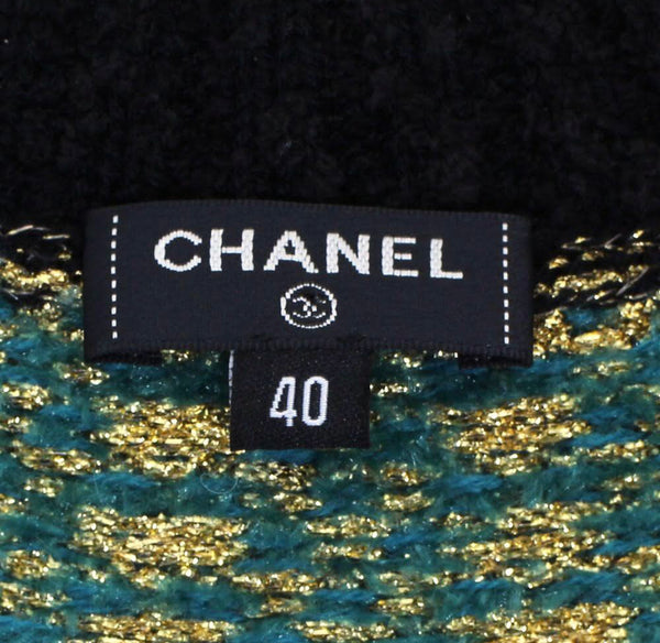Chanel Runway PreFall 2019 Sweater Skirt Set Size 40